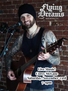 Live Music! Corey McLane