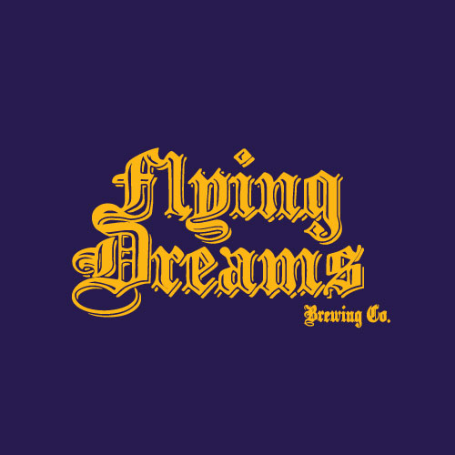 Flying Dreams Brewing Logo on Purple Background Placeholder Image